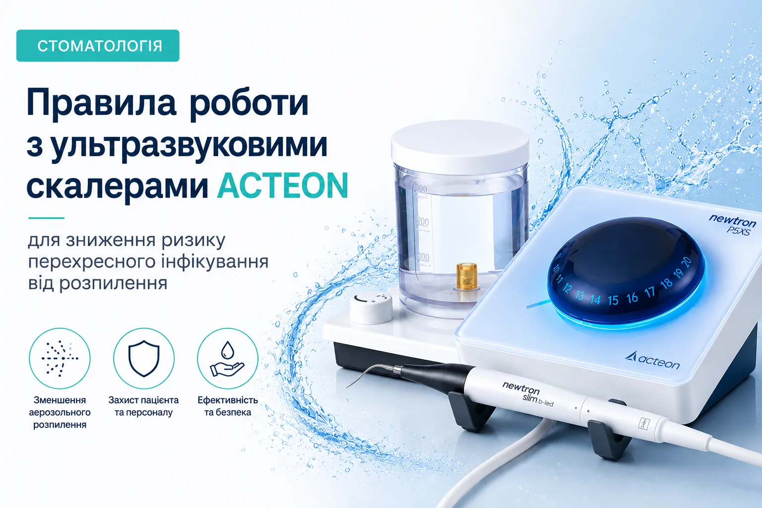 Безпечна робота зі скалерами ACTEON
