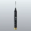 Dental endodontic file with a textured black handle and slender metal tip.